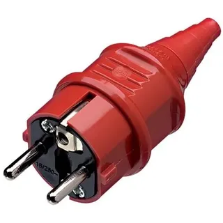 Mennekes Schuko-Stecker 16A, 2p+E, 230V, rt 10839