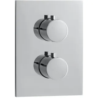 Herzbach Nano Duschthermostat square für 2 Verbraucher Chrom 11.503050.3.01