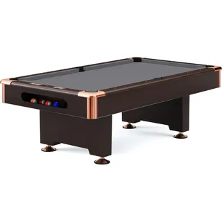 Automaten Hoffmann Billardtisch Club Pro III Dekor Nussbaum Simonis 860, 7 ft (Spielfeld bunt NO SIZE