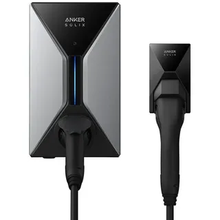 Anker Elektroauto-Ladestation SOLIX V1 Smart-Ladegerät für E-Autos 11KW Wallbox, Set, 1*Smart-Ladegerät für E-Autos 11KW, 16A, RFID schwarz