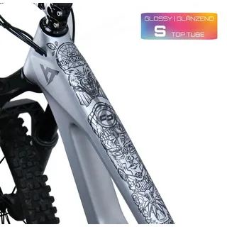Unleazhed frame tatanka black glossy S top tube