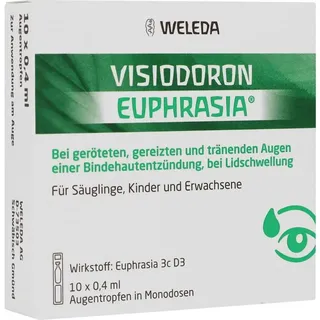 Weleda Visiodoron Euphrasia Augentropfen 10 x 0,4 ml