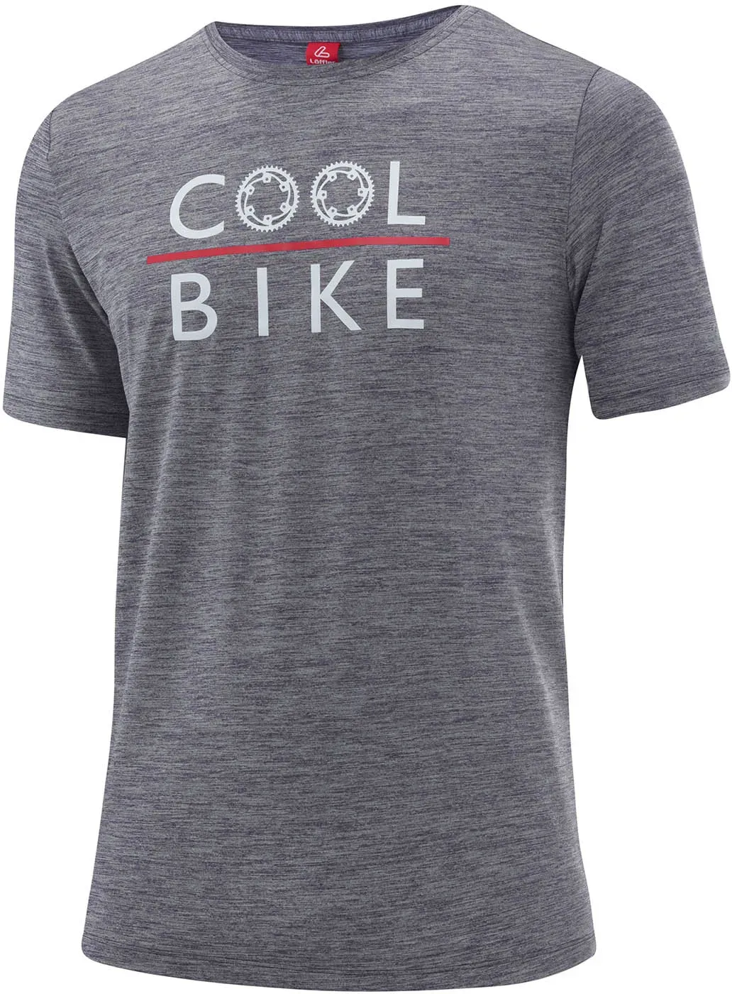 Löffler M Printshirt Cool Bike Softtouch T-Shirt schwarz- Gr. 54