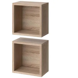 Vicco Wandregal Senyo Sonoma 25 x 25 cm 2er Set