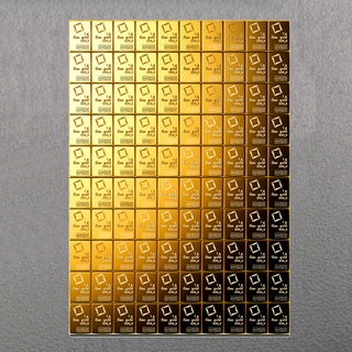 Goldtafel VALCAMBI (100x 1g Au CombiBar) Resale