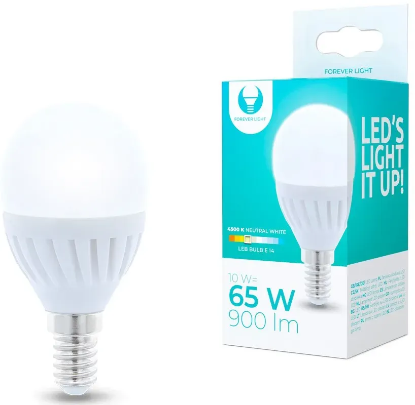 Forever Light LED-Birne E14 G45 10W neutralweiß