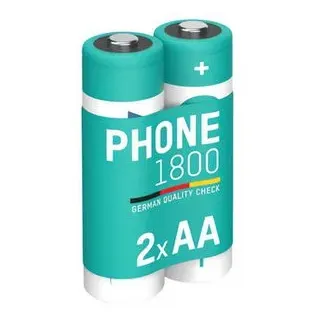 Ansmann Akku Phone DECT maxE, 1,2 V, 1800 mAh, AA, NiMH, 2 Stück