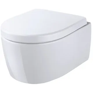 Geberit Tiefspül Wand-WC iCon Spülrandlos verkürzt inkl. WC-Sitz Weiß