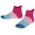 Haussocken Colour Block mit rutschhemmendem Noppendruck Größe 23-26 in Pink fuchsia 8856