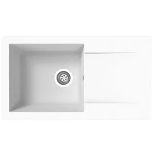 Respekta Denver 78 x 43,5 cm weiß + Handbetätigung