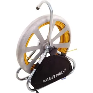 KATIMEX Kabelmax® Einziehsystem inklusive Servicetasche und Zubehör, Bandlänge 60 m