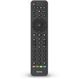 Hama Universal-Fernbedienung TV Infrarot für 8 Geräte,ernfähig App-Tasten