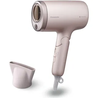 Panasonic EH-NA7M-P825 nanoe Haartrockner für glänzendes Haar, faltbares Design, Schnelltrocknen, Konzentrator-Aufsatz, 1600 W, Hellrosa