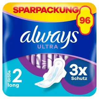 Always Binden Ultra Day Long mit Flügeln, 96 St.