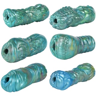 Kuaecr Fantasy Realistische Masturbator Sextoys Alien Tier Drache Vagina Masturbator Cup Monster Realistisch Groß 3D Silikon Vagina Klitoris Tragbar Penis Masturbieren Sexspielzeug für Männer (G6175)
