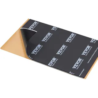 Vevor 24er-Set Dämmmatte Auto 2,3m2 Antidröhnmatte 247,9x390,9mm Fahrzeugdämmung 200mil(5mm) Stärke 4-lagige Schallschutzmatte Hitzebeständig Lärmschutz Akustikdämmung Geräuschdämmung