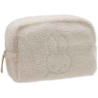 jollein Frottee Windeltasche - Teddy Miffy, Oatmeal - Windeletui - Kosmetiktasche - Organizer - Beutel