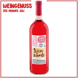 Weinschorle rosé 6,5 % vol 1 Liter
