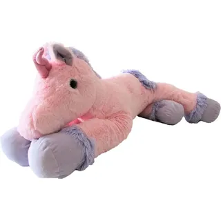 Geschenkestadl XXL Einhorn Rosa Plüschtier 110 cm riesen groß Kuscheltier