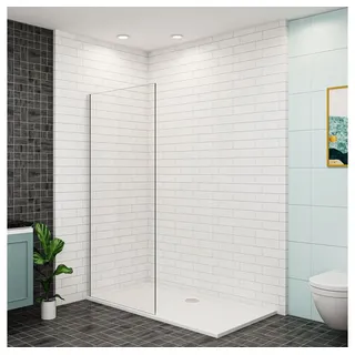 duschspa Duschwand 10mm Nano Glas Glaswand Walk in Dusche Duschtrennwand Duschwand, Einscheibensicherheitsglas, Sicherheitsglas, (Set), Nano Glas 30 cm