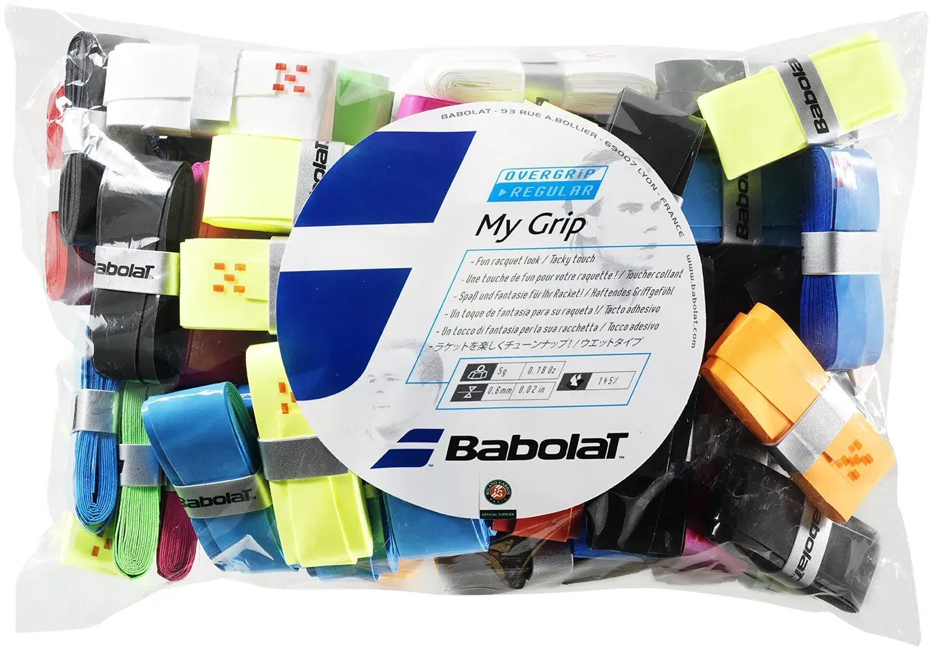 Babolat My Overgrip 70er 0.55mm sortiert Refill-Pack