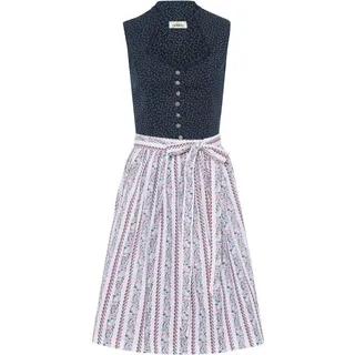 Almsach Dirndl Midi-Dirndl blau 36