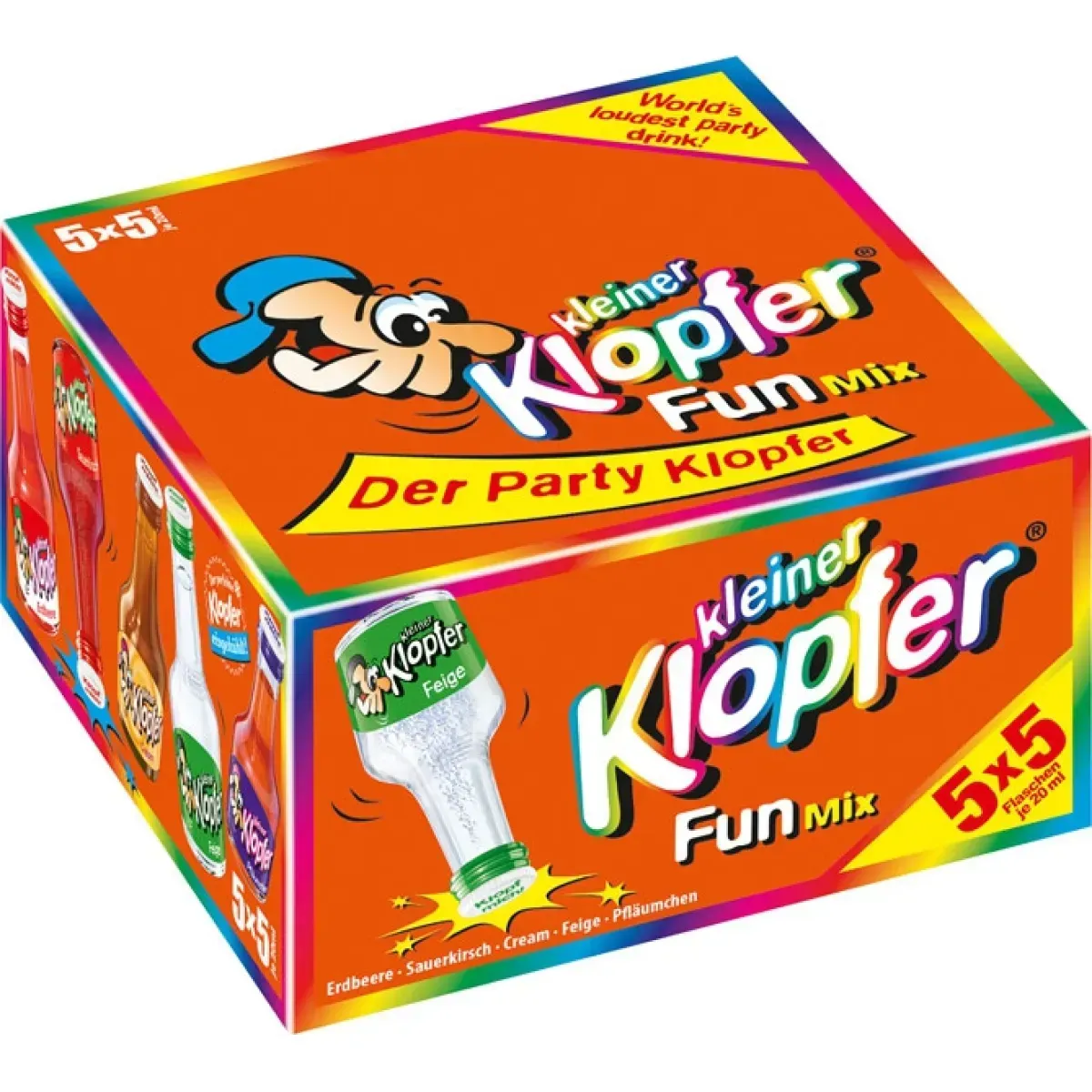 Kleiner Klopfer Fun Mix 15-17 % vol. 25x20 ml