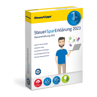 SteuerSparErklärung 2023 | Steuerprogramm |Steuerjahr 2022