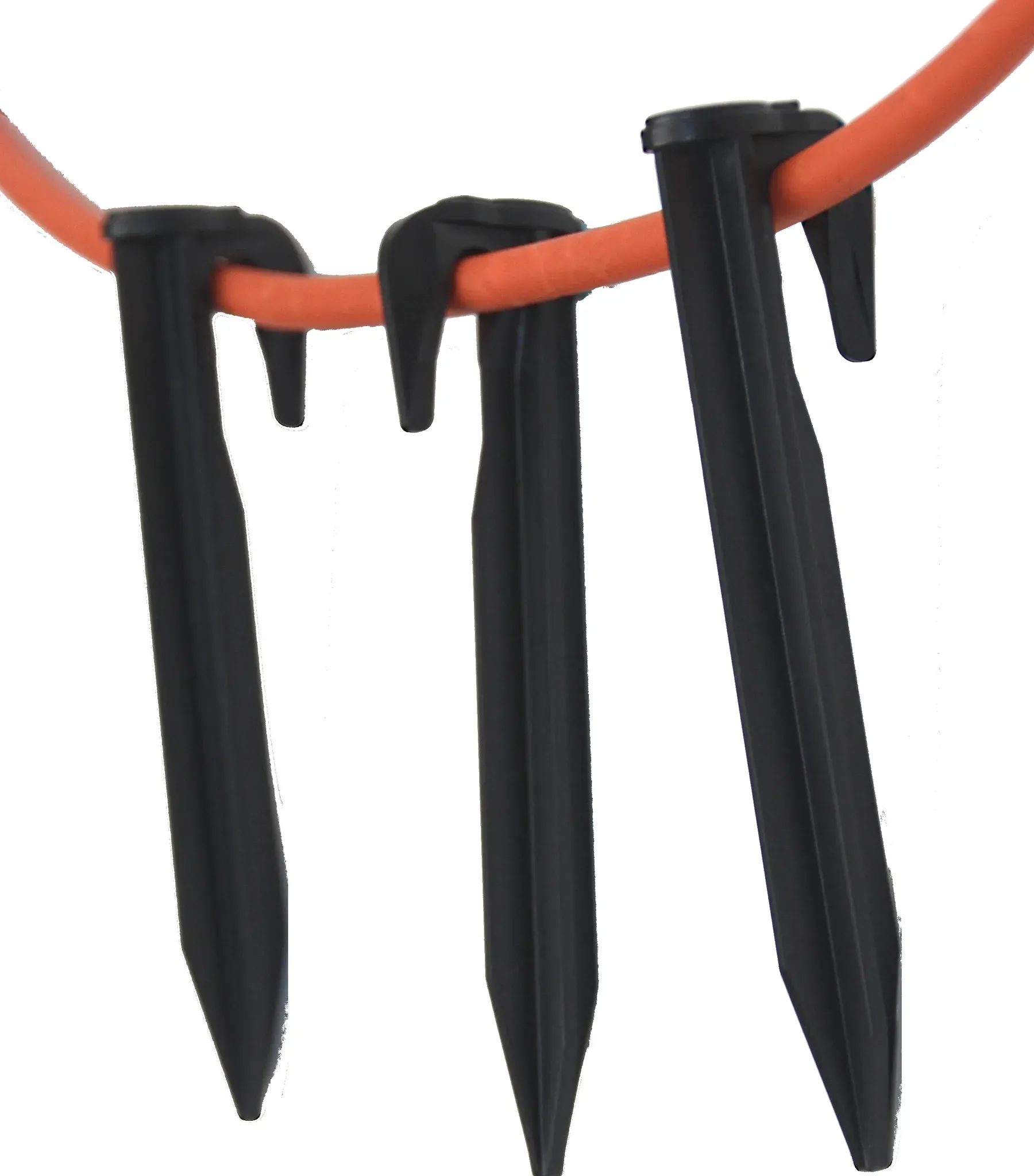 Haken Nägel kompatibel für 5,5 mm Kabel von Husqvarna Automower ® Mähroboter Befestigungs Heringe Erdanker - verstärkter HQ ABS, Stück: 200