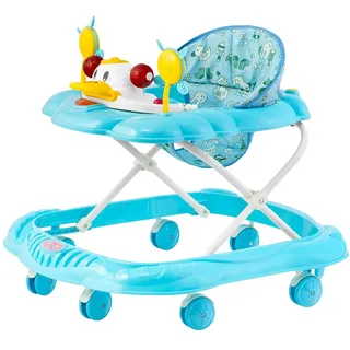 Lauflernhilfe Babywalker mit Spielset Lauflernwagen Gehfrei Baby Kinder Blue