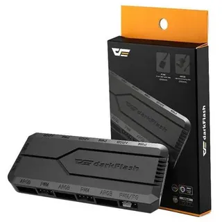 Lüftersteuerung für Computer Darkflash RC2 RGB PWM + Fernbedienung (schwarz)