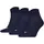 Socken Quarter Plain 3P 3 Paar Blau 43-46