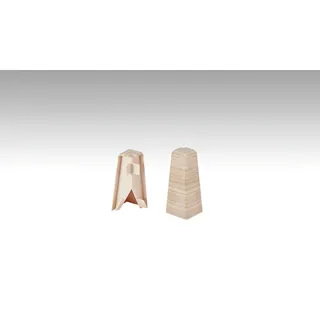 MeisterWerke Meister Außenecken Fußleiste Profil 3PK (2 STK./VPE) Eiche hell 2034