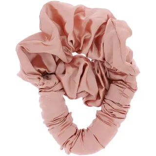Zenner Hitzefreier Lockenwickler Pink Heatless Curls Stylingtool mit Scrunchie Locken ohne Hitze für Wellen und Locken über Nacht für glattes gewelltes und lockiges Haar