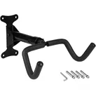 EUFAB 16422 Fahrrad Wandhalterung, klappbar und einstellbar, Schwarz