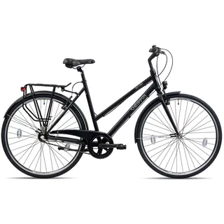CHRISSON City One Urban Bike 28 Zoll Fahrrad Damen - 175 cm 3 Gang Nexus Nabenschaltung - praktisches Cityfahrrad für Frauen