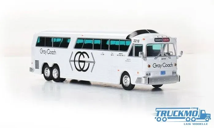 Iconic Replicas 1970 MCI MC-7 Gray Coach Bus IR-0270