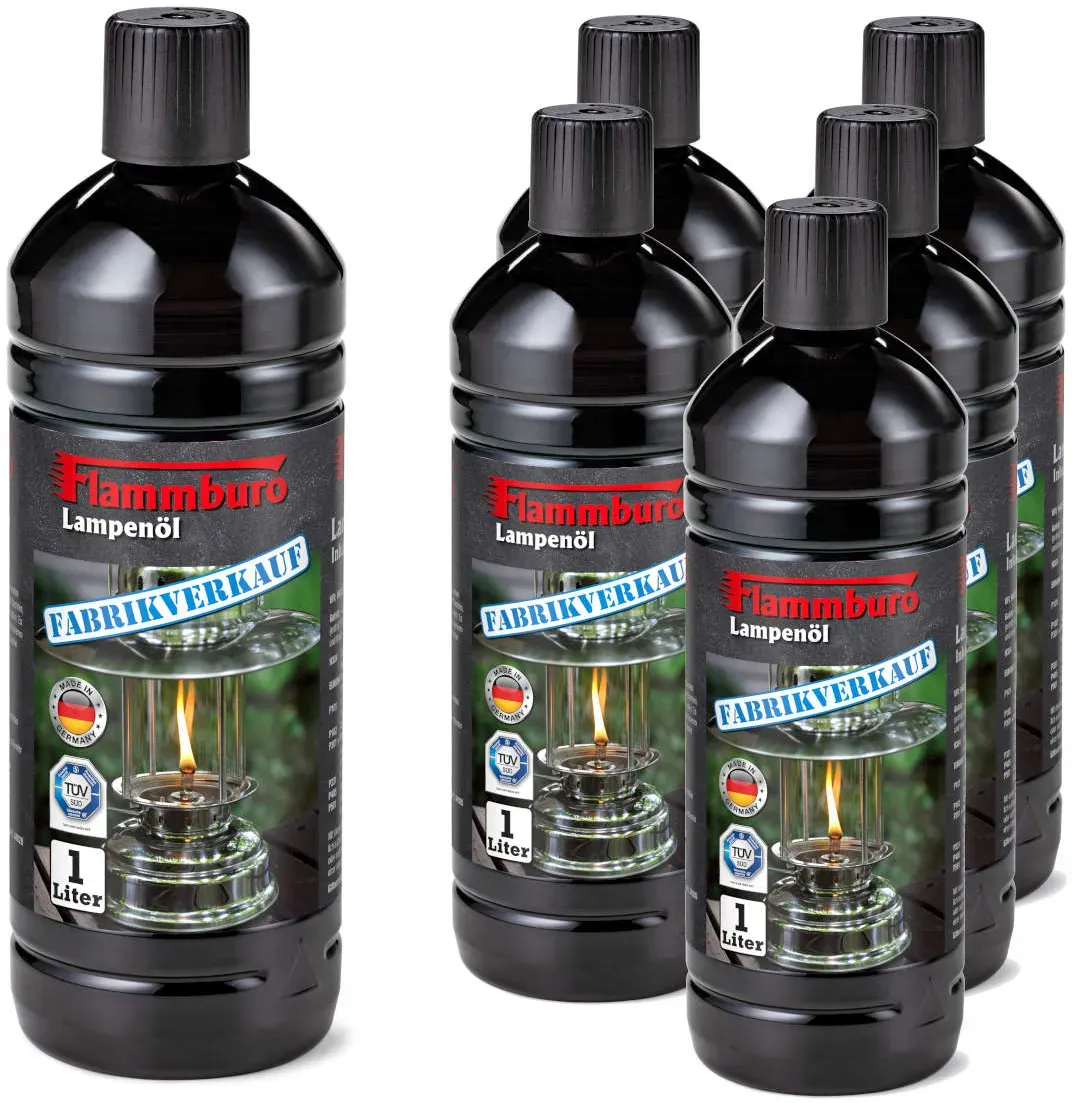 Lampenöl für Petroleum-Lampen und Fackeln - 6 Liter