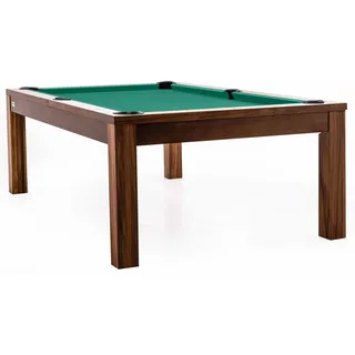 Stradivari Billardtisch Ambiente II", EuroSpeed, Grün, 8 ft (Spielfeld 224x112 cm)