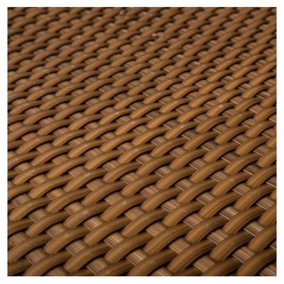 Haga® Balkonblende Sichtschutz Rattan Sichtschutzzaun HaGa cognac