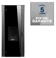 Buderus Heizungspaket Pellet LogaplusB10 Logastyle Lamina Wasser schwarz 9,3 kW ...