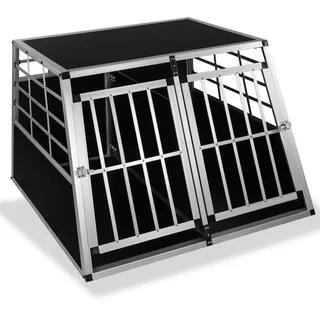 DEMA - pkw Auto Alu Hundebox Hundetransportbox Bello 2 Transportbox Transportkiste