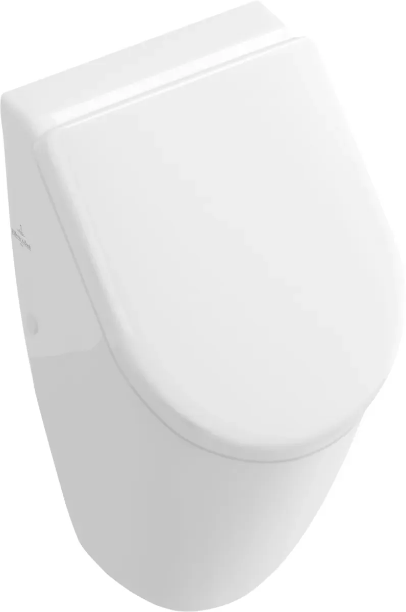Villeroy & Boch Subway Keramik Absaug Urinal mit SoftClose Deckel und Ceramic Plus Beschichtung,weiß