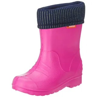 Ultraleichte Jungen Mädchen Kinder Warm Gefüttert Regenstiefel Gummistiefel Gummistiefel Dino, rose, 28 EU - 28 EU