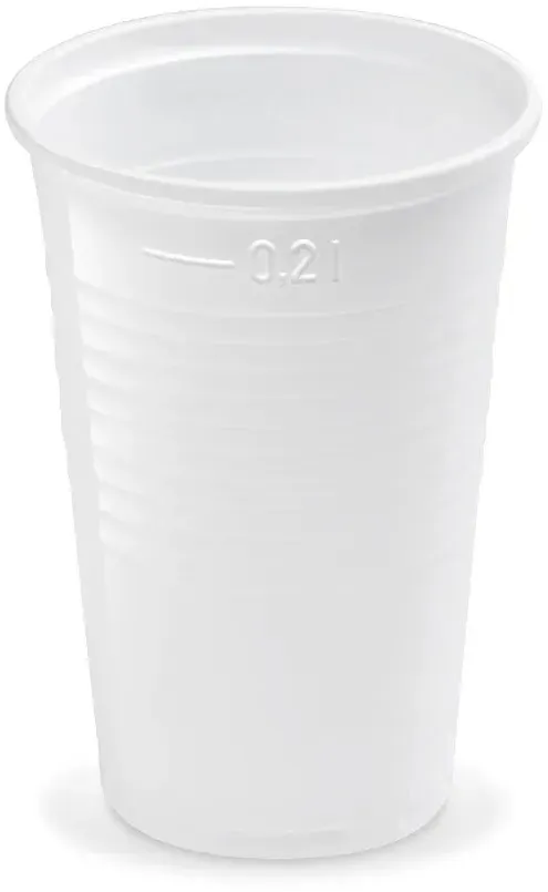 Trinkbecher (PP) weiß Ø70mm 0,2L