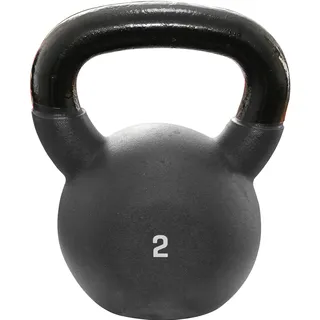 Sporttrend 24® Kettlebell 2kg, 4kg, 6kg, 8kg, 10kg, 12kg, 14kg, 16kg, 18kg, 20kg, 22kg, 24kg, 26kg, 28kg, 30kg in schwarz | Kugelhantel Hantel Schwunghantel Gusseisen (2KG, schwarz)