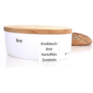 440s.de Brottopf XL aus Keramik mit Holzdeckel, ca. 36 x 23 x 13,5 cm | CON-03932000