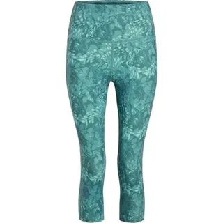 ENERGETICS Damen Tight Kapinem 3/4 W, Größe XS in Blau AOP-/GREEN DARK