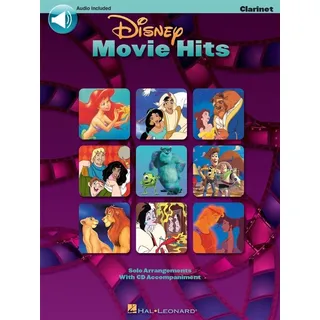 HAL LEONARD Disney Movie Hits (Clarinet) Clt Book/Cd: Play Along with a Full Symphony Orchestra! (CLARINETTE)