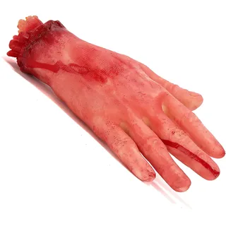 DEGUISE TOI Blutige abgerissene Hand - Rot